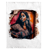 Strings Convey Her Heart Sherpa Blanket - Beyond T-shirts